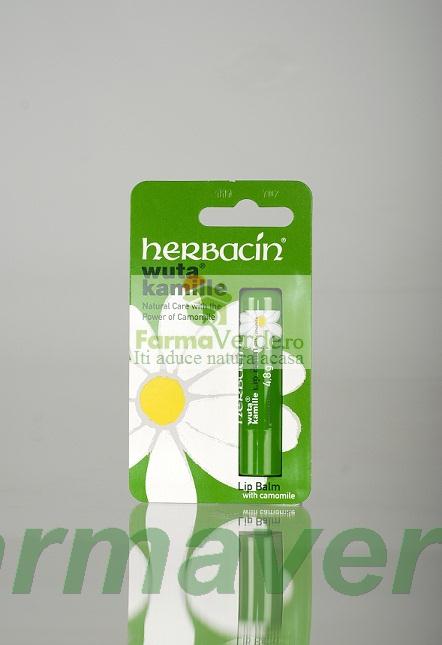 Balsam de buze organic cu musetel 4,8 gr Herbacin