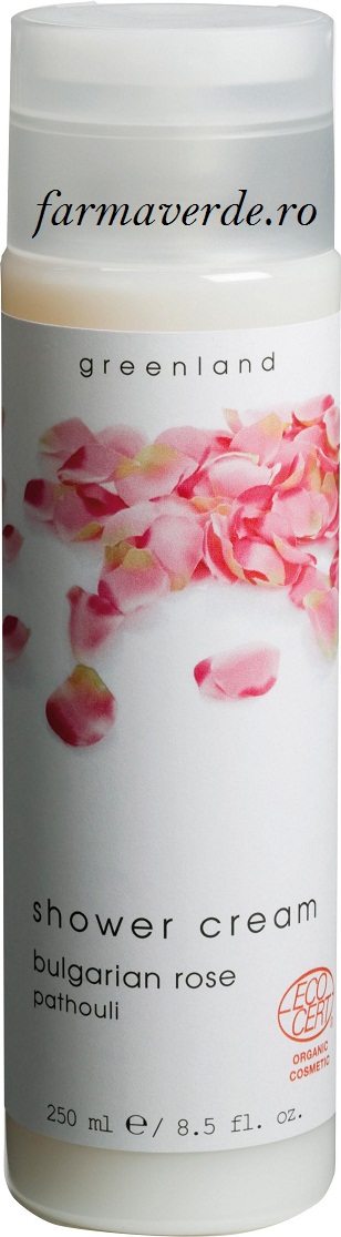 Crema de dus Bulgarian Rose Patchouli 250 ml GREENLAND