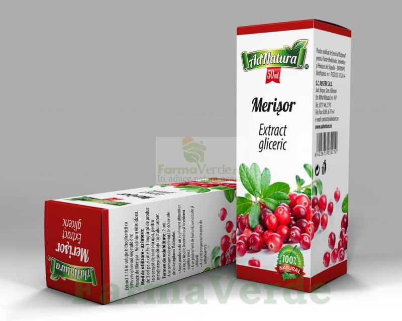 Extract Gliceric MERISOR 50 ml Adnatura Adserv