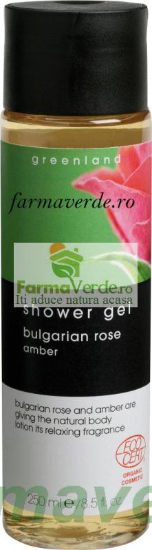 Gel de dus Bulgarian Rose Amber 250 ml GREENLAND