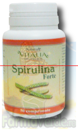 Spirulina Forte 500mg 50 comprimate Vitalia K Pharma