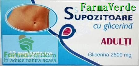 Supozitoare cu Glicerina Adulti 12 buc Solacium Pharma