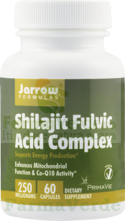 SHILAJIT FULVIC ACID COMPLEX 250 mg 60 capsule Jarrow Secom