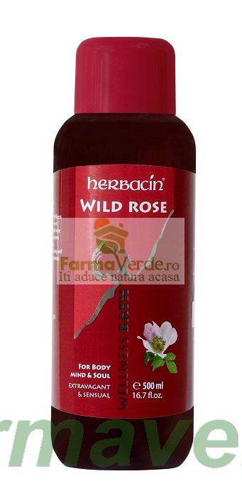 Spumant aromatic de baie cu trandafir salbatic 500 ml Herbacin