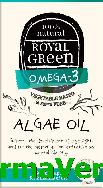 Ulei de alge Omega-3 60 capsule Royal Green