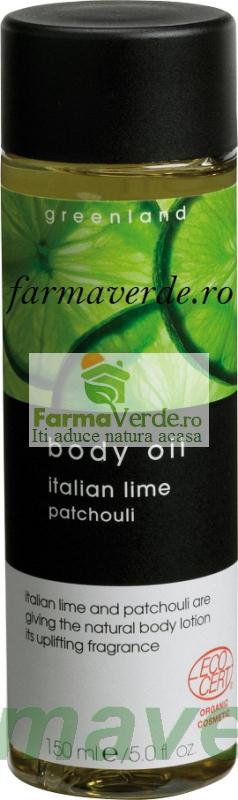 Ulei de corp Italian Lime Patchouli 150 ml GREENLAND