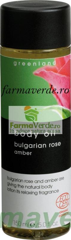 Ulei de corp Bulgian Rose Amber 150 ml GREENLAND