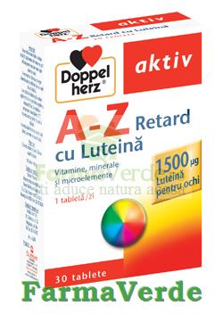 Doppelherz Aktiv Vitamine A-Z Retard cu Luteina 30 tablete