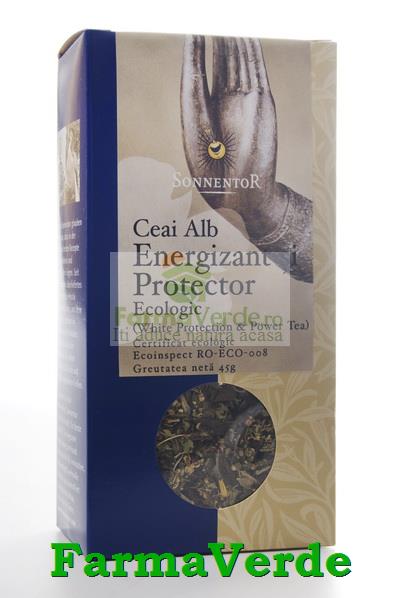 Ceai Alb Energizant Protector BIO 45 gr Sonnentor
