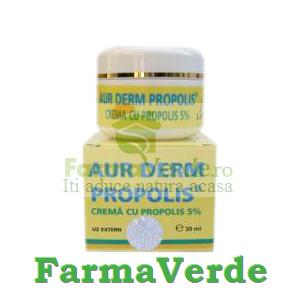 Aur Derm Crema Propolis 5% 30 grame Laur Med