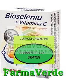 Bioseleniu+Vitamina C 30 cps Quantum