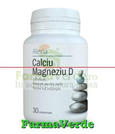 Calciu Magneziu Vitamina D3 30 cpr Alevia