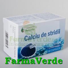 Calciu de Stridii + D3 60 capsule Remedia