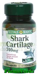 Cartilaj de rechin cu Calciu 740 mg 30capsule Walmark Nature's B