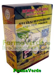 Ceai pentru Afectiuni Hepato-Biliare 180 g Faunus Plant