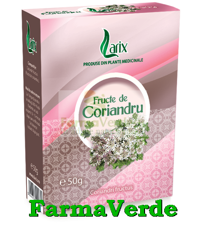 Ceai Fructe de Coriandru 50 gr Larix