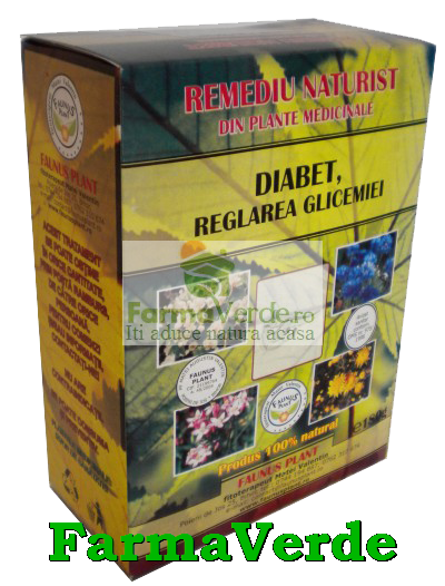 Ceai pentru Diabet 180g Faunus Plant