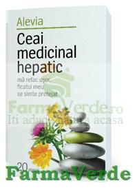 Ceai Medicinal Hepatic 20 dz Alevia