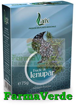 Ceai Fructe de Ienupar 75 gr Larix