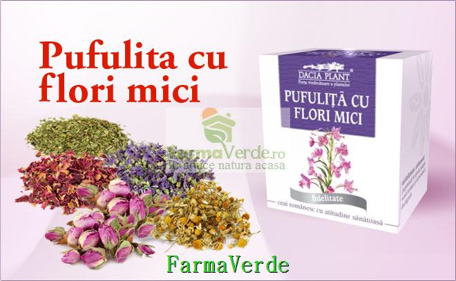 Ceai Pufulita cu Flori Mici - 50 g DaciaPlant