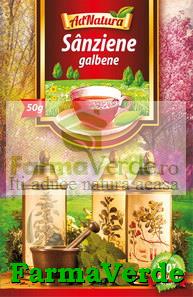 Ceai Sanziene Galbenele 50G Adserv Adnatura