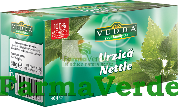 Ceai de Urzica 30 gr Vedda Kalpo