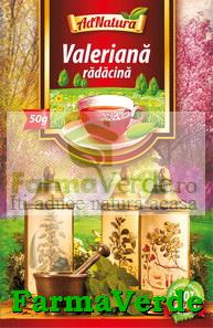 Ceai Valeriana Radacina 50Gr Adserv Adnatura