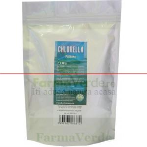 Chlorella pulbere microalga 200 gr Herbavit