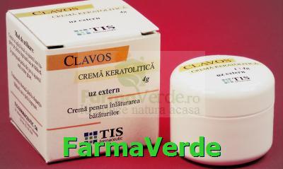 Clavos Crema Bataturi Keratolitica 4 gr TIS Farmaceutic