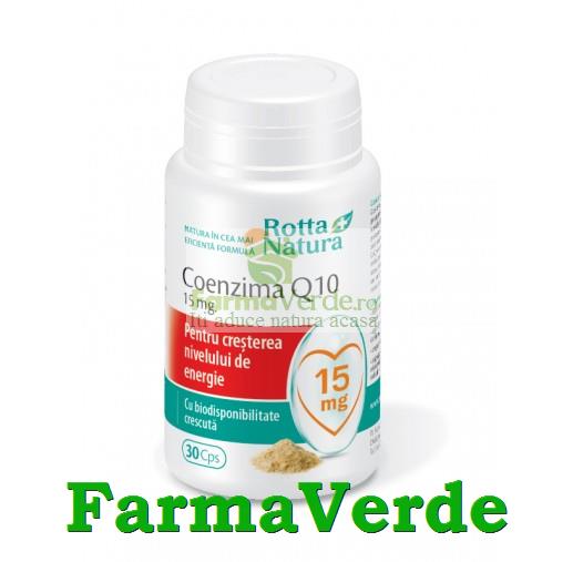 Coenzima Q 10 mg 15 mg 30 capsule Rotta Natura