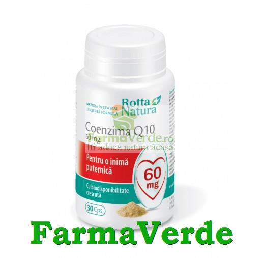 Coenzima Q 10 60 mg 30 capsule Rotta Natura