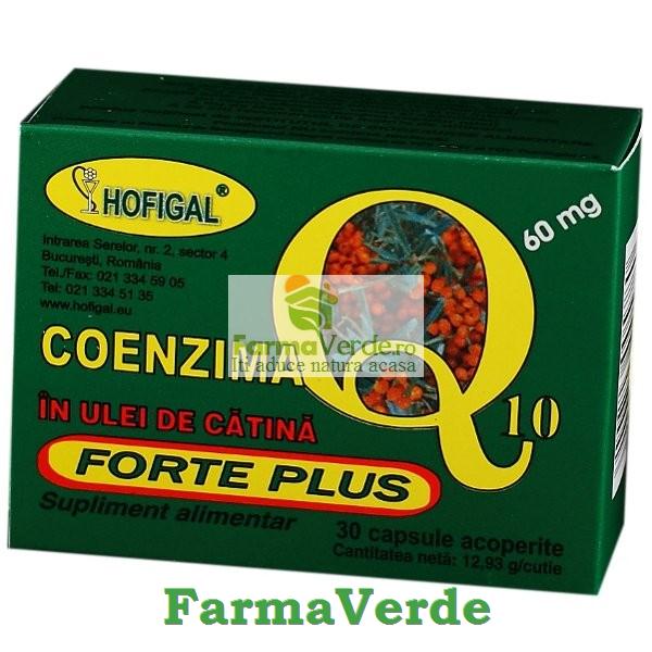 Coenzima Q10 in Ulei de Catina Forte Plus 60 mg Hofigal
