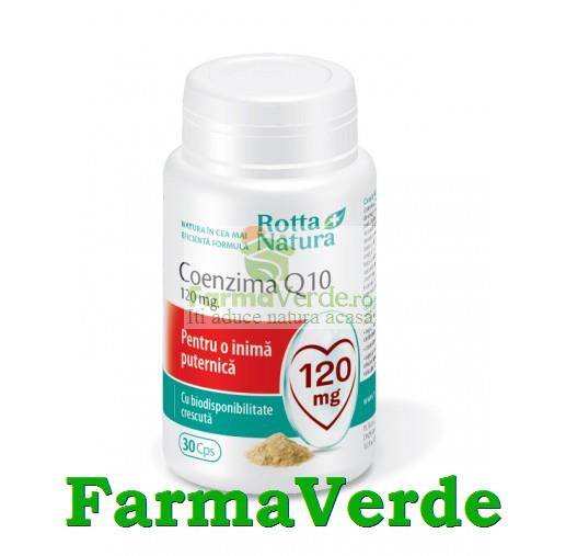 Coenzima Q 10 120 mg 30 capsule Rotta Natura