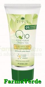 Crema anti-imbatranire maini Q 10,ceai verde Cosmetic Plant