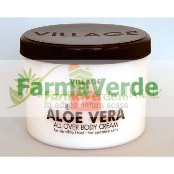 NOU! Crema de corp cu Aloe vera 500 ml Village Cosmetics