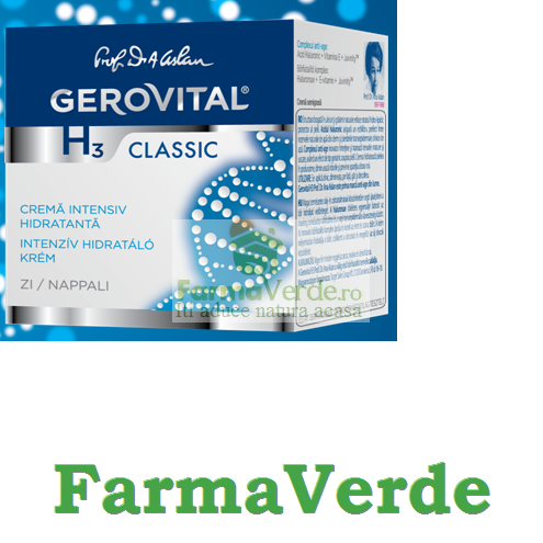 Crema intens hidratanta 50 ml Farmec Gerovital H3 Classic