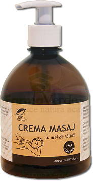 Crema de Masaj cu Ulei de Catina 500 gr ProNatura Medica
