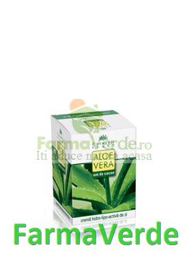 Crema de zi hidrolipoactiva Aloe Vera+Unt Cacao Cosmetic Plant