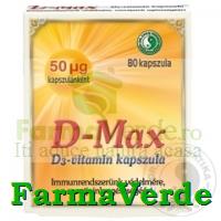 D-Max Vitamina D 80 capsule Mixt Com