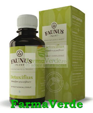 Tinctura Detoxifius Detoxifiere 200 ml Faunus Plant