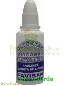 Detoxtab spray bucal oligosol 30 ml Favisan