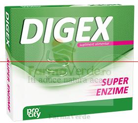 Digex Plus Enzime Digestive 20 comprimate Fiterman Pharma