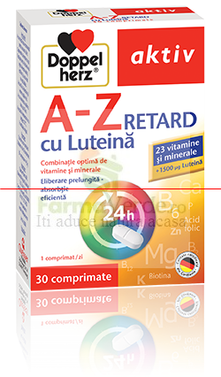Doppelherz Aktiv Retard Vitamine A-Z cu Luteina 60 comprimate