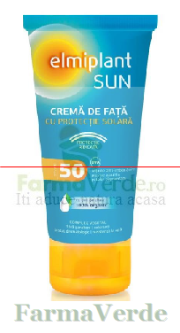 Elmiplant Sun Crema de Fata cu Protectie Solara SPF 50,50 ml