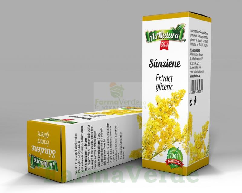 Extract Gliceric SANZIENE 50 ml Adnatura Adserv