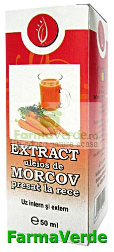 Extract uleios de morcov presat la rece 50 ml Manicos