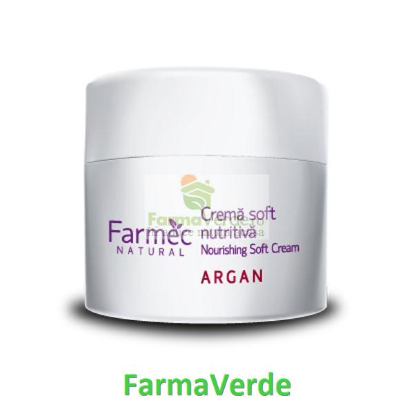 FARMEC NATURAL Crema Soft Nutritiva cu Argan 150 ml