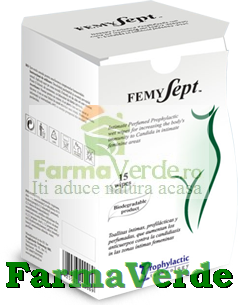 FemySept Igiena Intima 15 buc Prophylactic Technology