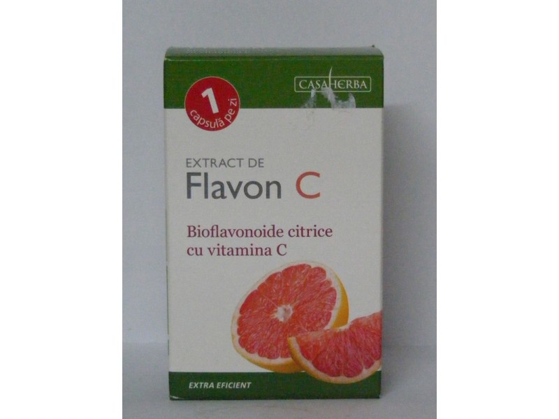 EXTRACT DE FLAVON C - antioxidant - 30 cps CASAHERBA