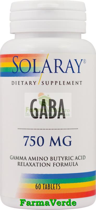 Gaba antidepresiv 60 Tablete Solaray-Secom